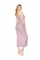 Short Knee Length Chiffon Wrap Cocktail Prom Dress / Homecoming Dress with Straps