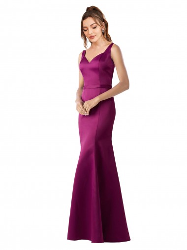 Low Cost Fitted Sexy Open Back Satin Prom Dress with Floral Details