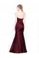 Mermaid Sweetheart Soft Satin Prom Dress with Pleats